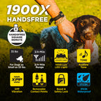 Dogtra 3/4 Mile 1 Dog X-Series Handsfree Remote Trainer Black
