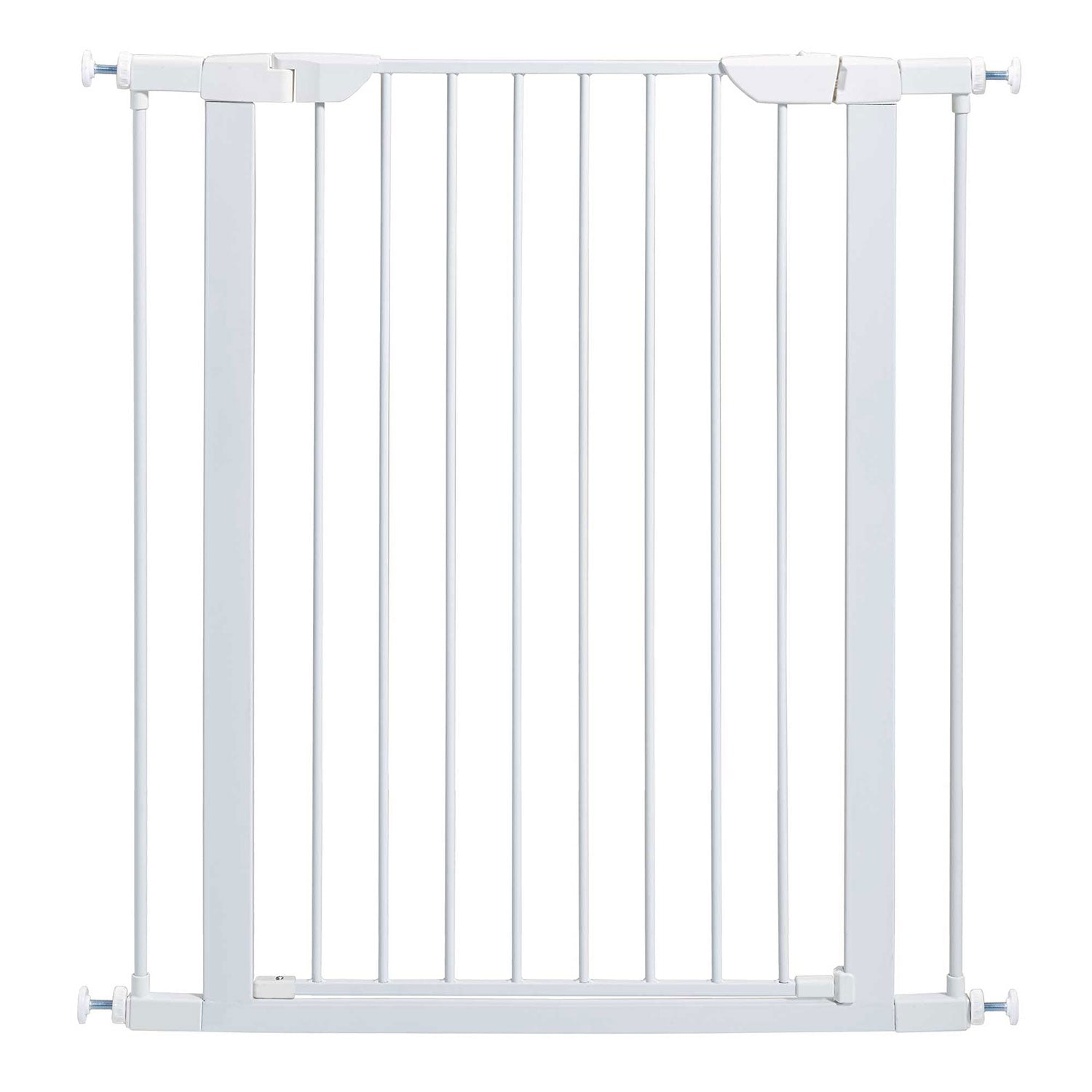 Midwest Glow in the Dark Steel Pressue Mount Pet Gate Tall White 29.5" - 38" x 1" x 39.13"