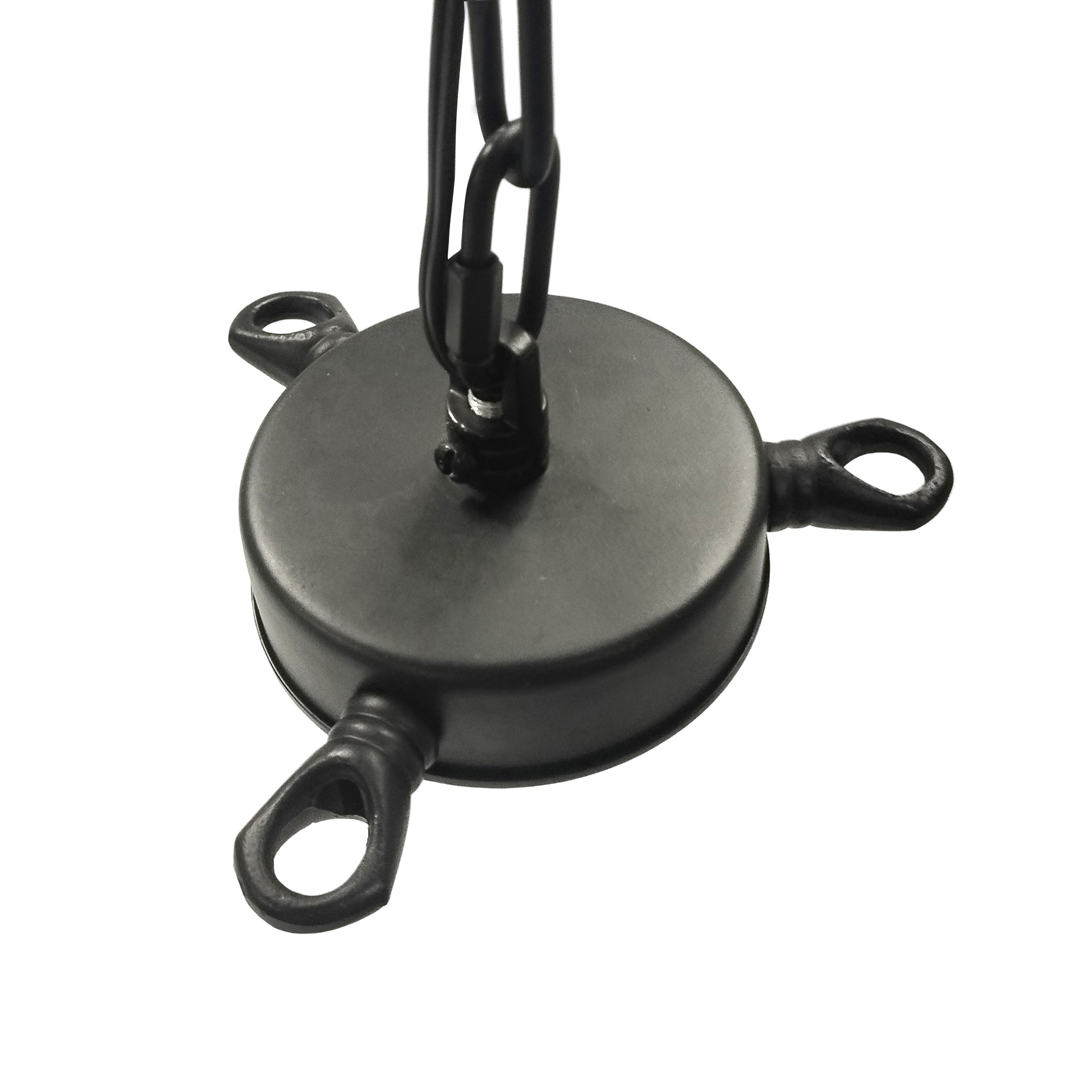12-Light Vintage Rustic Chandelier Black Finish, Wrought Iron Barn-Style Castile One-Tier Industrial Lighting Fixture