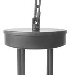 16-Light Industrial Rustic Chandelier Black Finish, 48" Vintage Barn Metal Round Farmhouse Ceiling Fixture