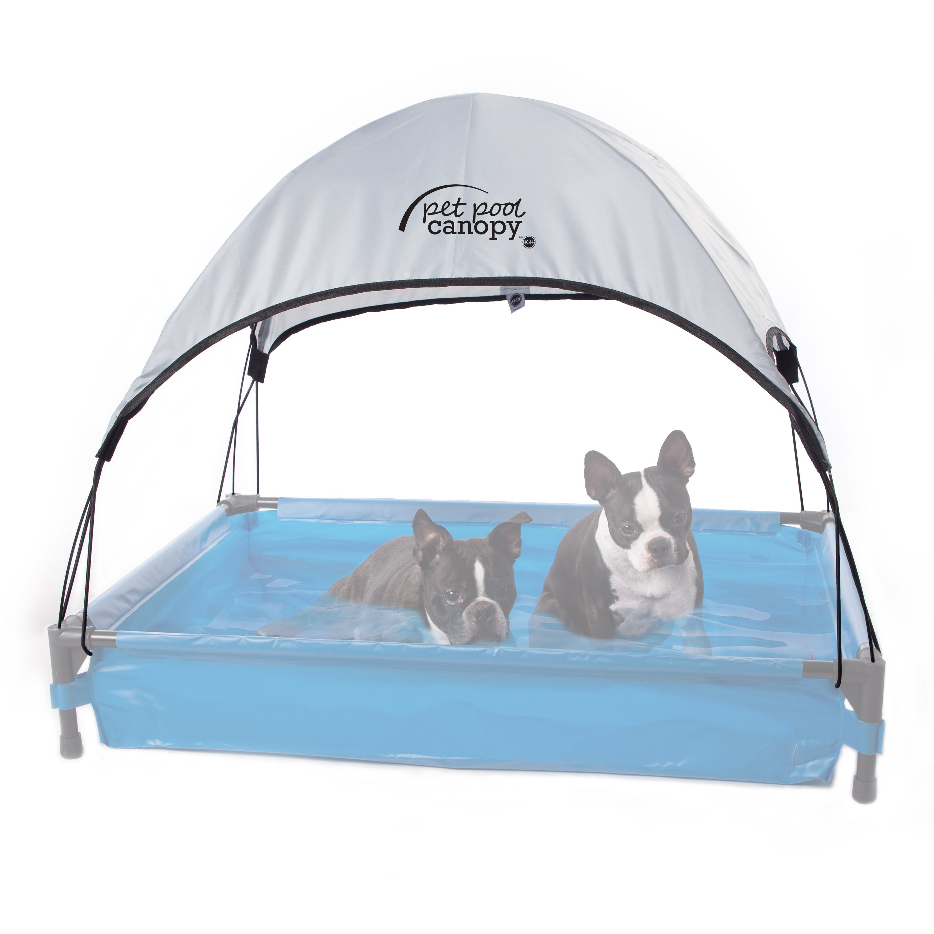 K&H Pet Products Pet Pool Canopy Large Gray 30" x 42"