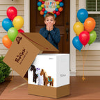 PonyCycle Model X® Ride-On Horse, Brown - Rideable Toy for Kids Age 4-7, Mechanical Walking Ride-On Toy